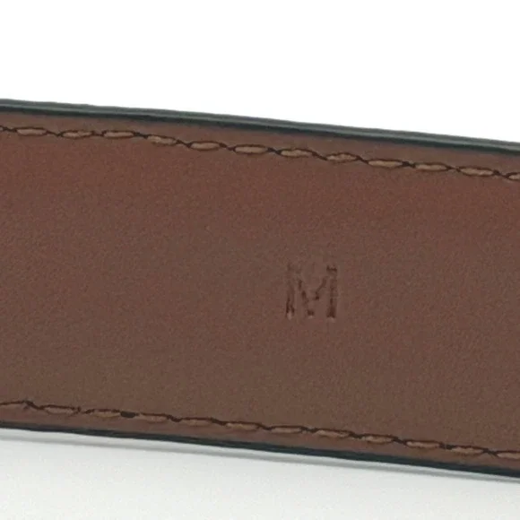 Genuine Leather Western Belt Medium Brown‎ Floral Silver Buckle Boho Country - Picture 8 of 9